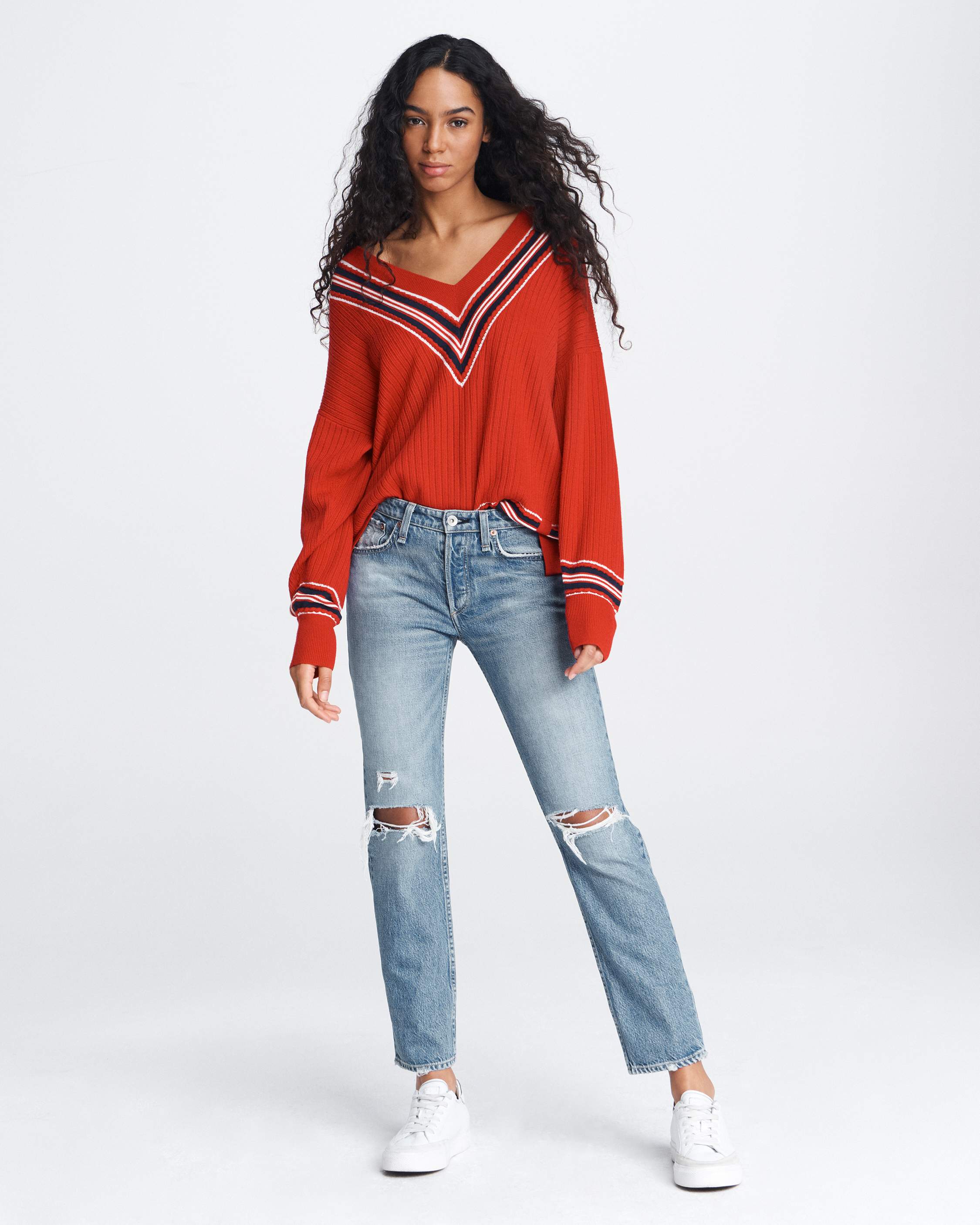 Rosa Mid Rise Boyfriend - Bristol by Rag & Bone — view 6