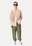 Ergonomic Drop Crotch Cupro Trousers - Green by Transit Par-Such | 25 South Boutiques
