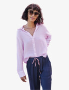 Long Sleeve Button Down Shirt - Rosebud by Sundry | 25 South Boutiques