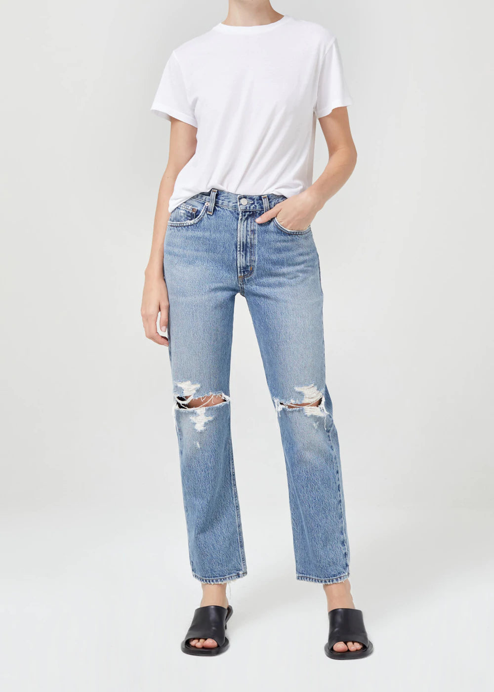Mia Mid Rise Straight - Rule by AGOLDE | 25 South Boutiques