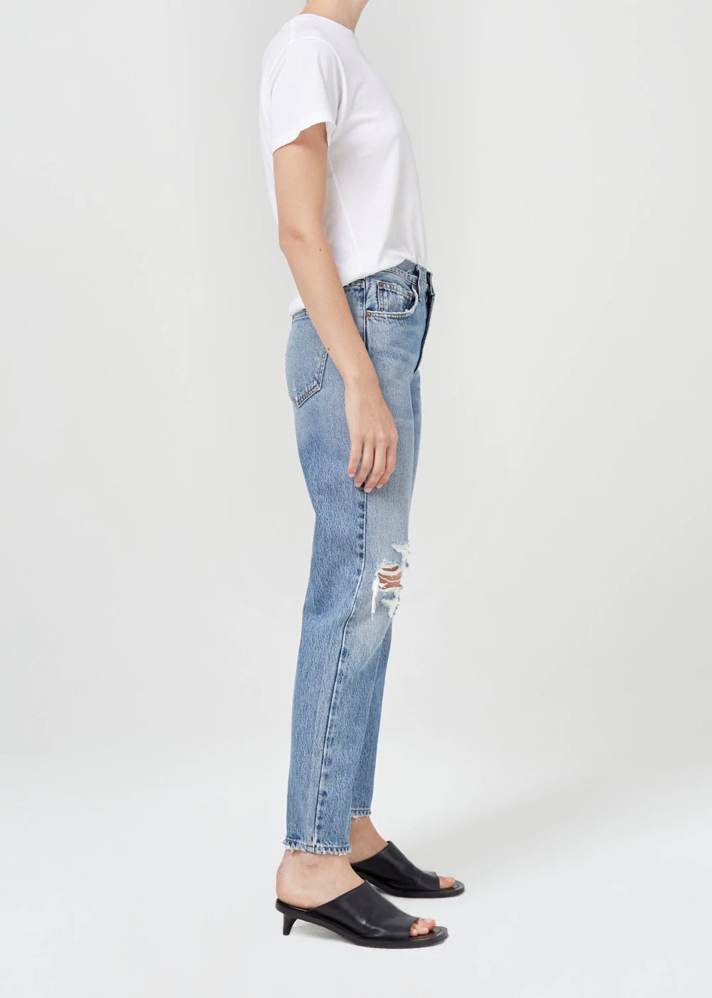 Mia Mid Rise Straight - Rule by AGOLDE — view 3