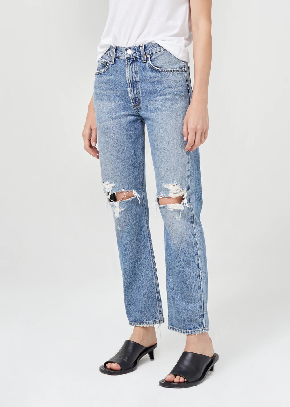 Mia Mid Rise Straight - Rule by AGOLDE — view 4