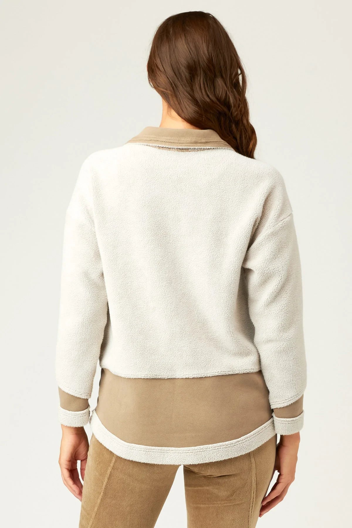 Arlo Sherpa Jacket - Rural Pigment by XCVI — view 3