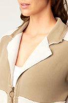 Arlo Sherpa Jacket - Rural Pigment by XCVI — view 4