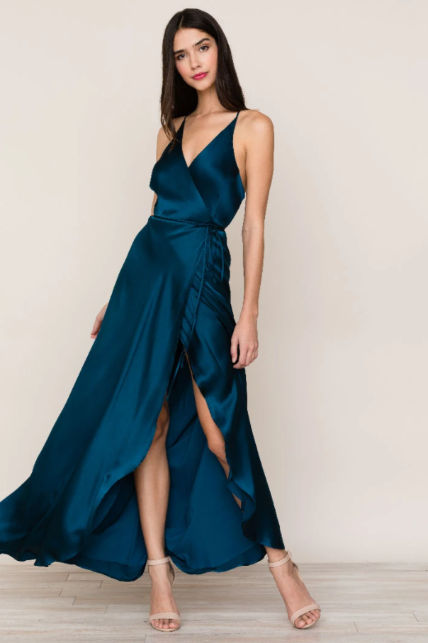 Rush Hour Silk Maxi Dress - Inky by Yumi Kim | 25 South Boutiques