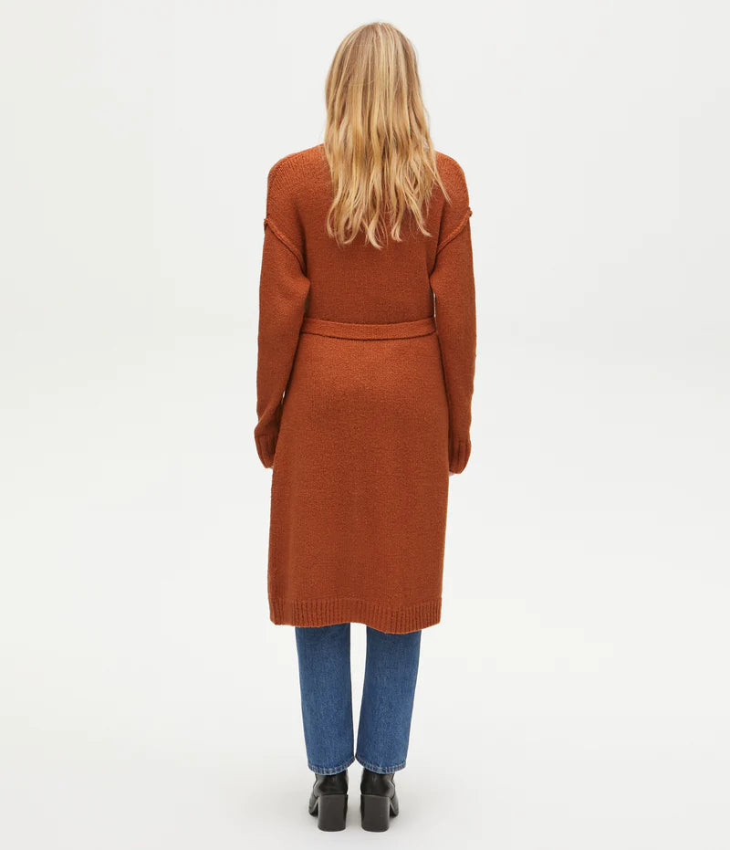 Kiana Open Cardigan - Rustique by Michael Stars — view 3