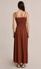 Amalia Knit Maxi Dress - Rust by Bec & Bridge — view 4