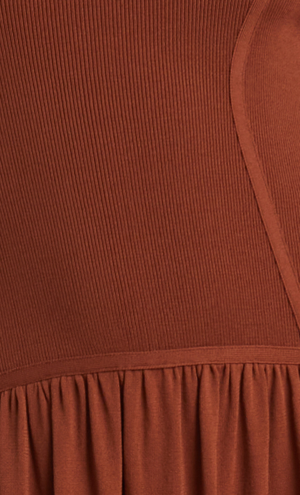 Amalia Knit Maxi Dress - Rust by Bec & Bridge — view 5