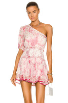 Ava One Shoulder Mini Dress - Rosewood by Rococo Sand | 25 South Boutiques