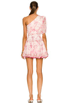 Ava One Shoulder Mini Dress - Rosewood by Rococo Sand — view 4