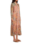 Sabrina Tiered Dress - Multi by Johnny Was — view 4