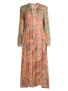 Sabrina Tiered Dress - Multi by Johnny Was — view 5