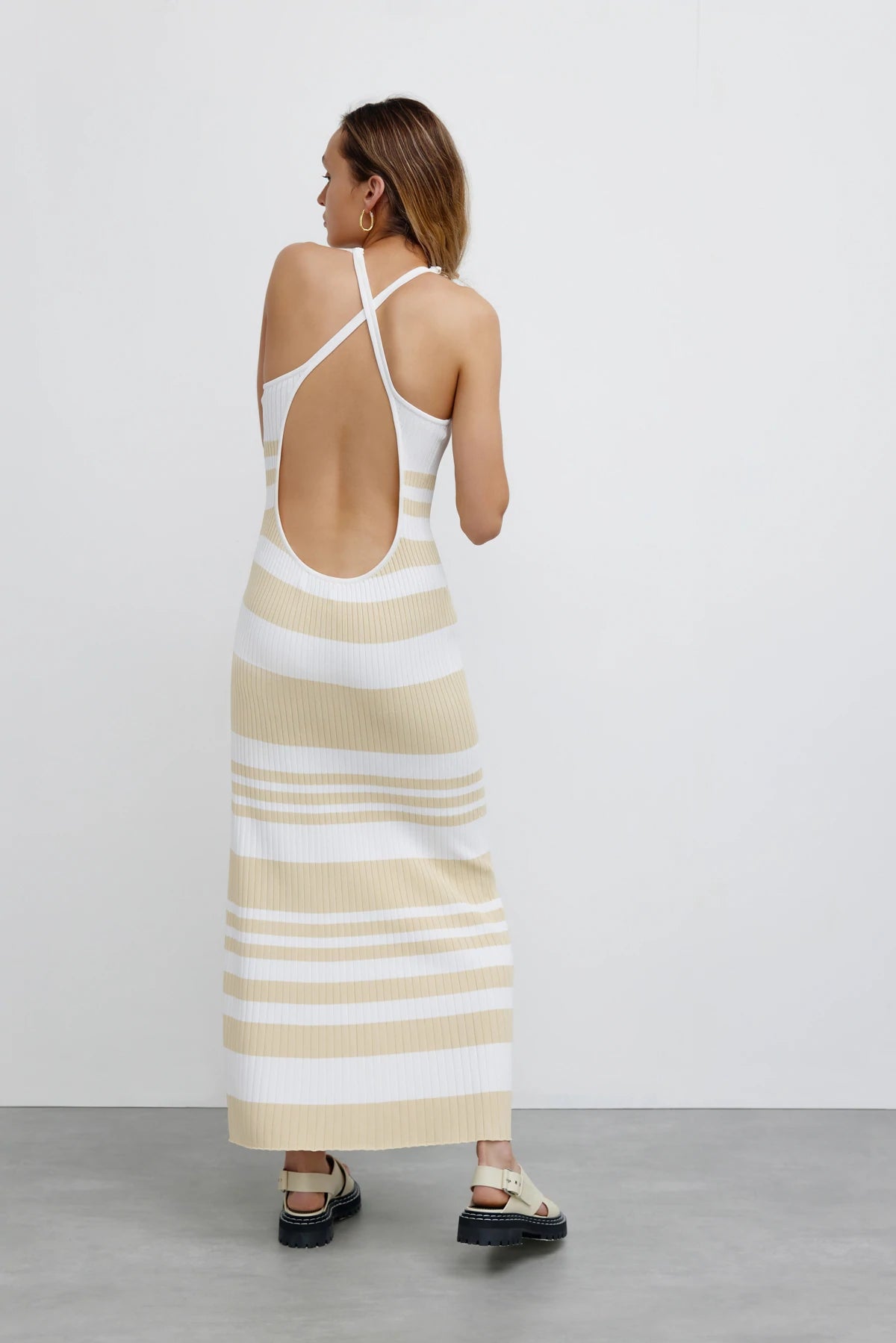 Sage Dress - Almond & Cream by Significant Other — alternate view