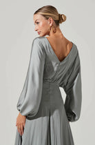 Marin Dolman Sleeve Dress - Sage by ASTR the Label — view 4