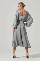Marin Dolman Sleeve Dress - Sage by ASTR the Label — view 5