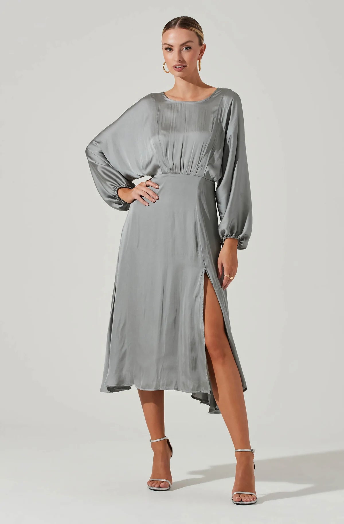 Marin Dolman Sleeve Dress - Sage by ASTR the Label | 25 South Boutiques