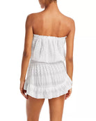 Sallie Embroidered Cotton Coverup Dress - White by Ramy Brook — alternate view