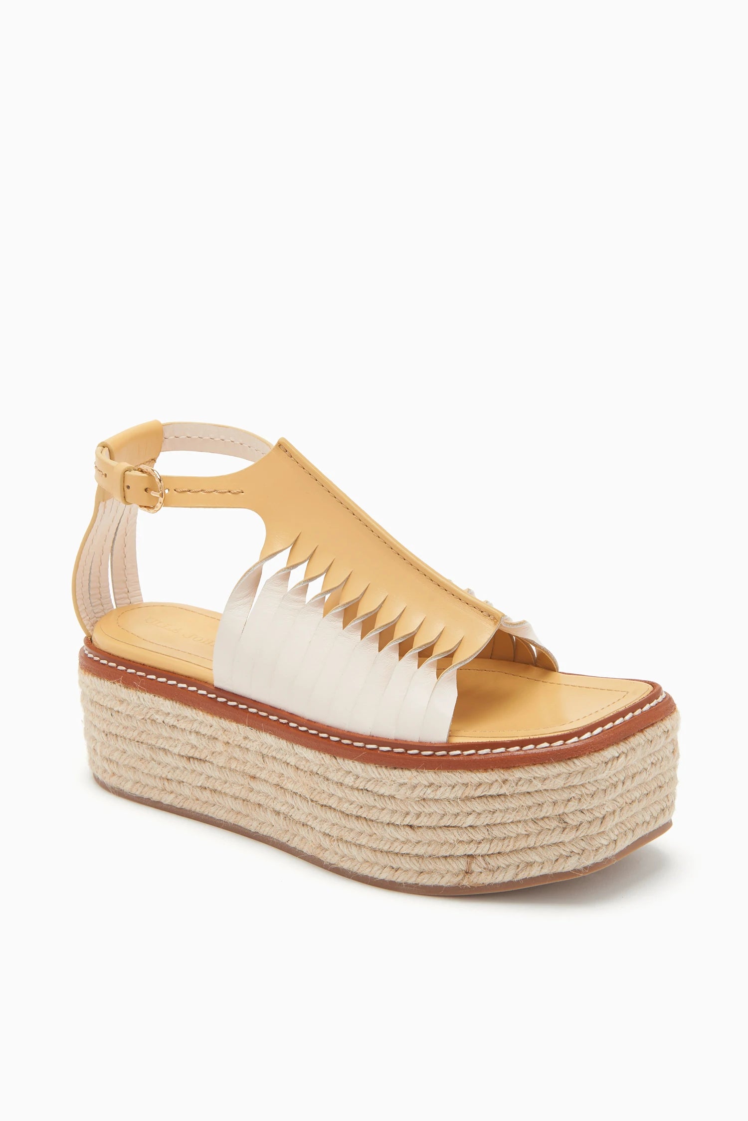 Valencia Twisted Contrast Flatform - Sand by Ulla Johnson — alternate view