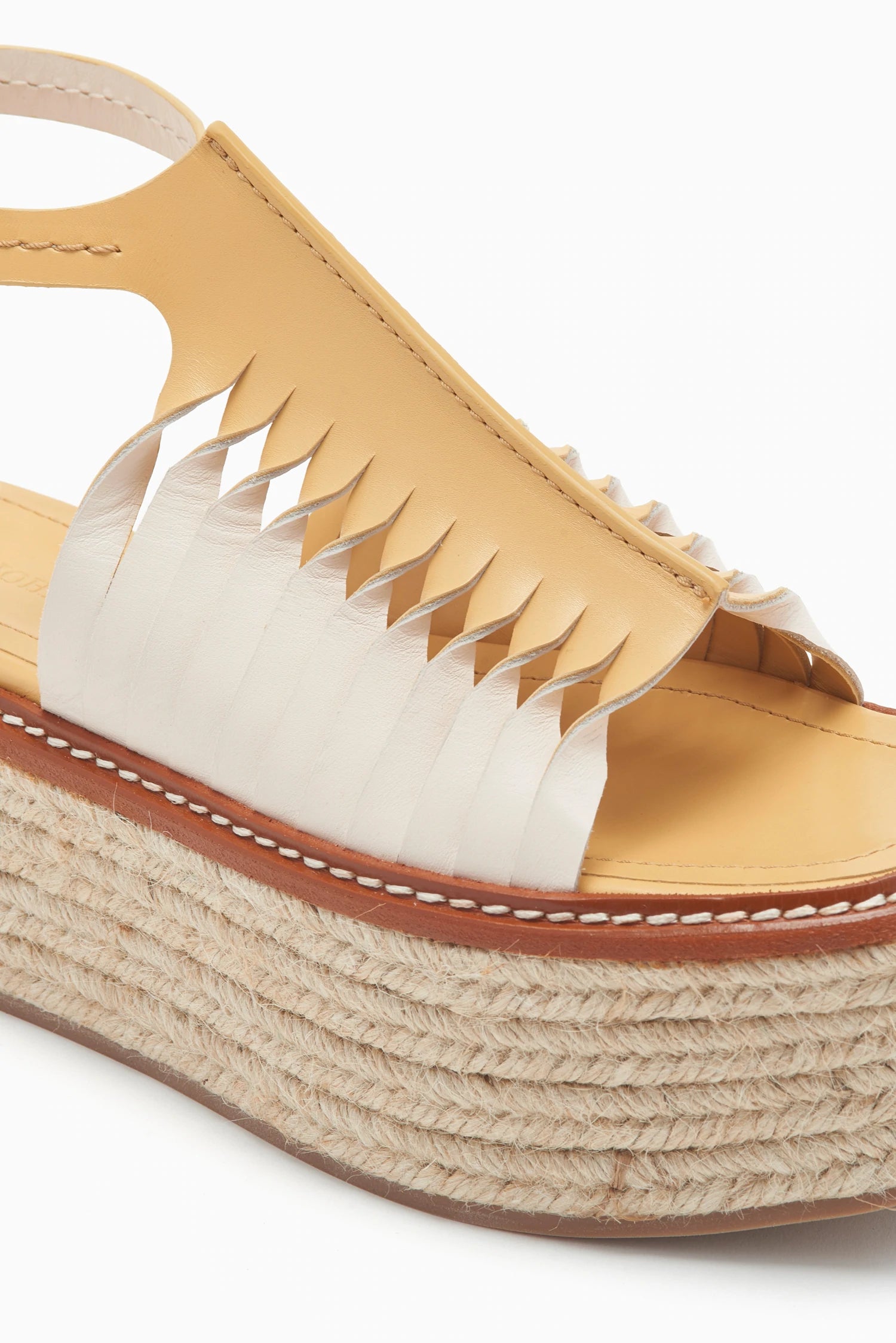 Valencia Twisted Contrast Flatform - Sand by Ulla Johnson — view 3