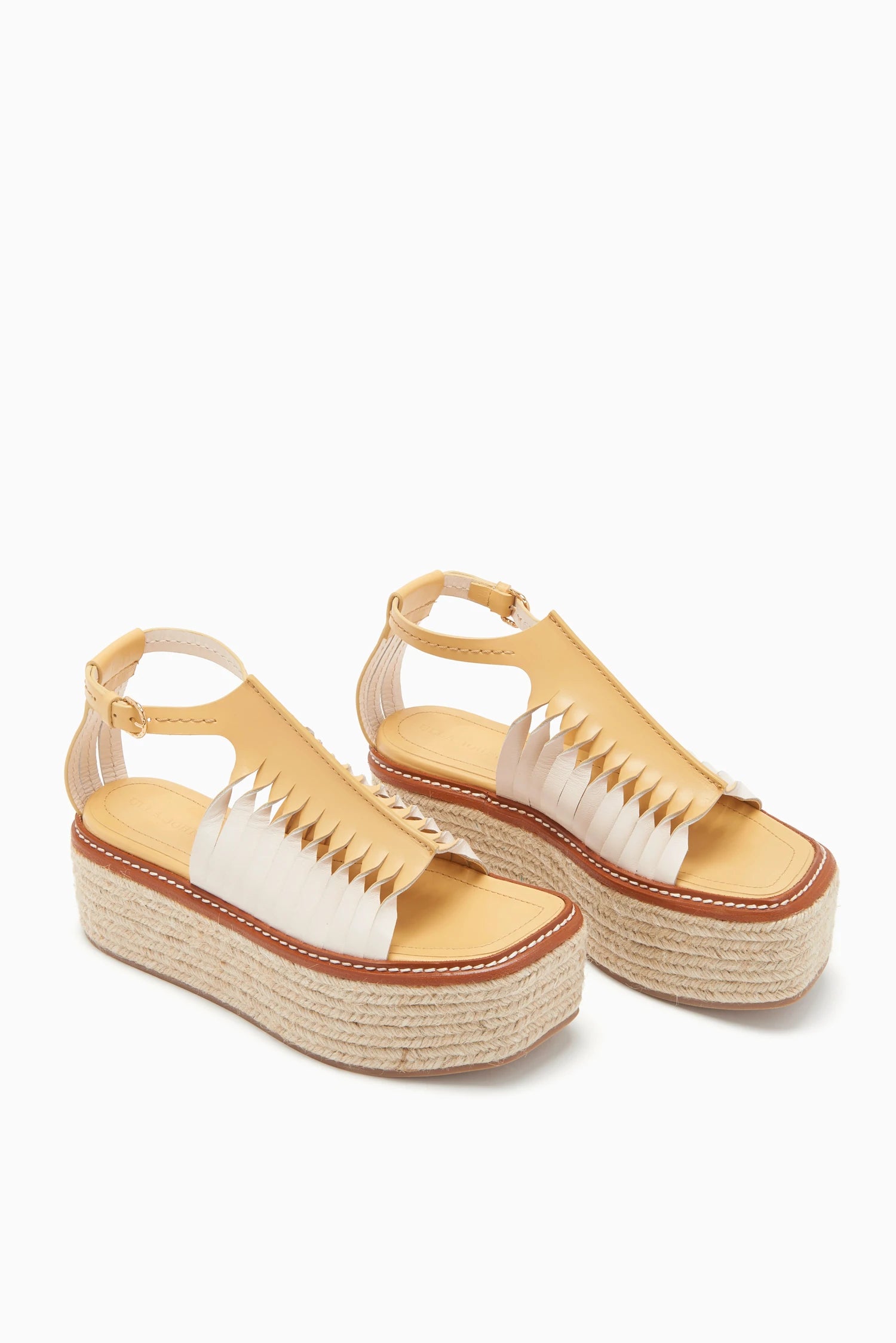 Valencia Twisted Contrast Flatform - Sand by Ulla Johnson — view 4