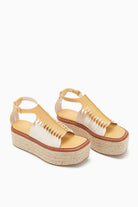Valencia Twisted Contrast Flatform - Sand by Ulla Johnson — view 4