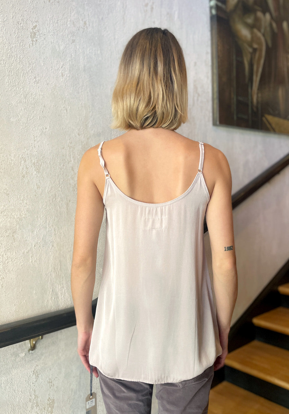 Silk Tank - Sand by Private 0204 — view 4