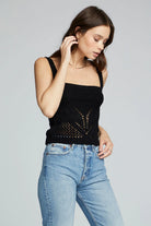 Saturday Sweater Tank - Black by Saltwater Luxe — view 3