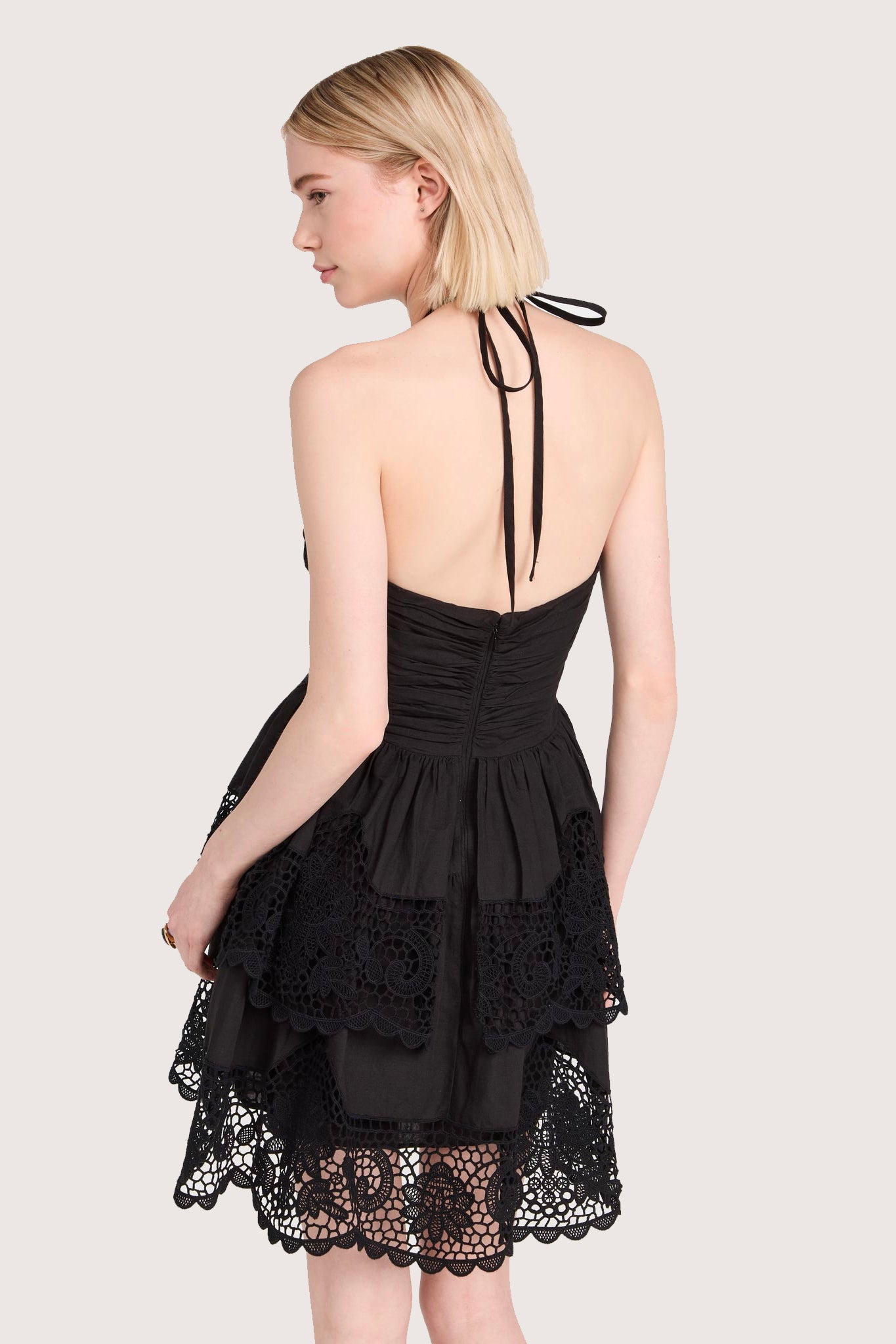 Savannah Dress - Noir by Ulla Johnson — alternate view