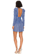 Morgana Mini Dress - Blue by Sabina Musayev — view 3