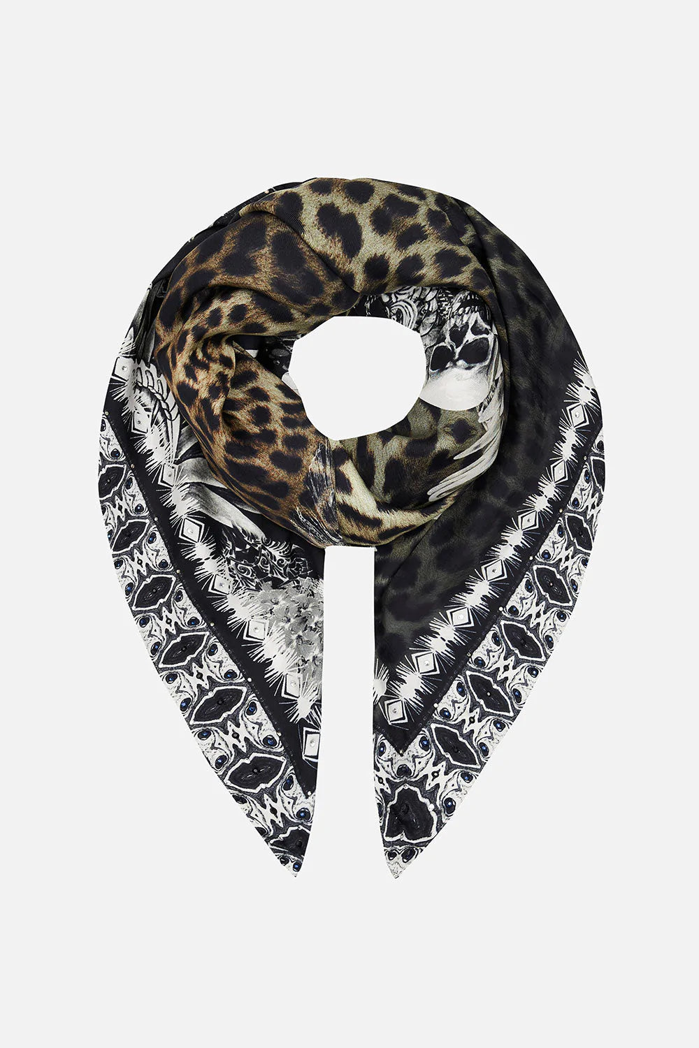 Large Square Scarf - Order of Disorder by Camilla — alternate view