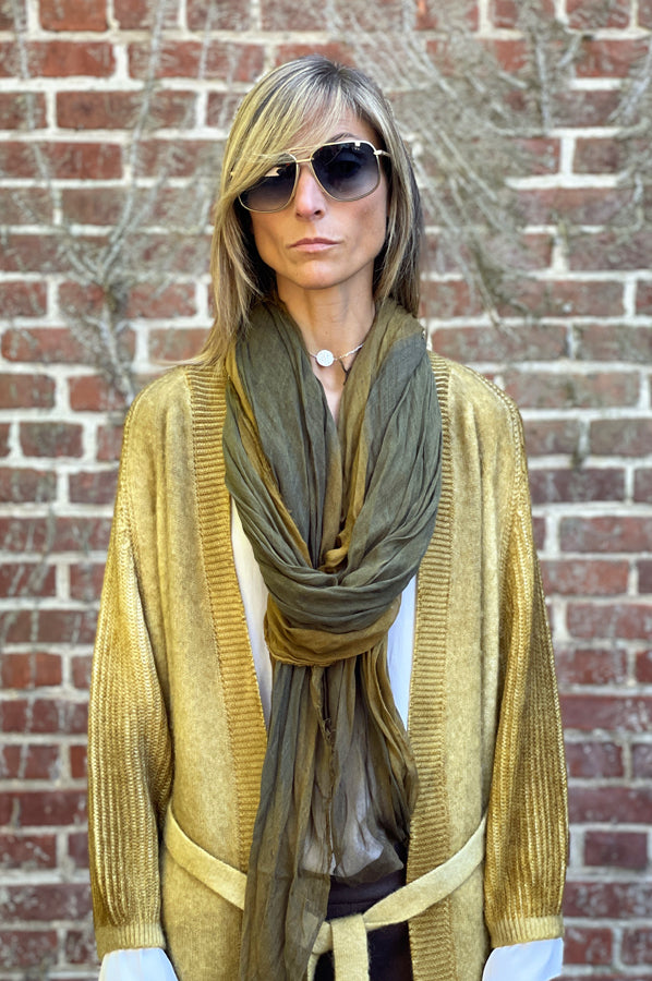 Giulia Scarf - Verde by Otto Tredici | 25 South Boutiques