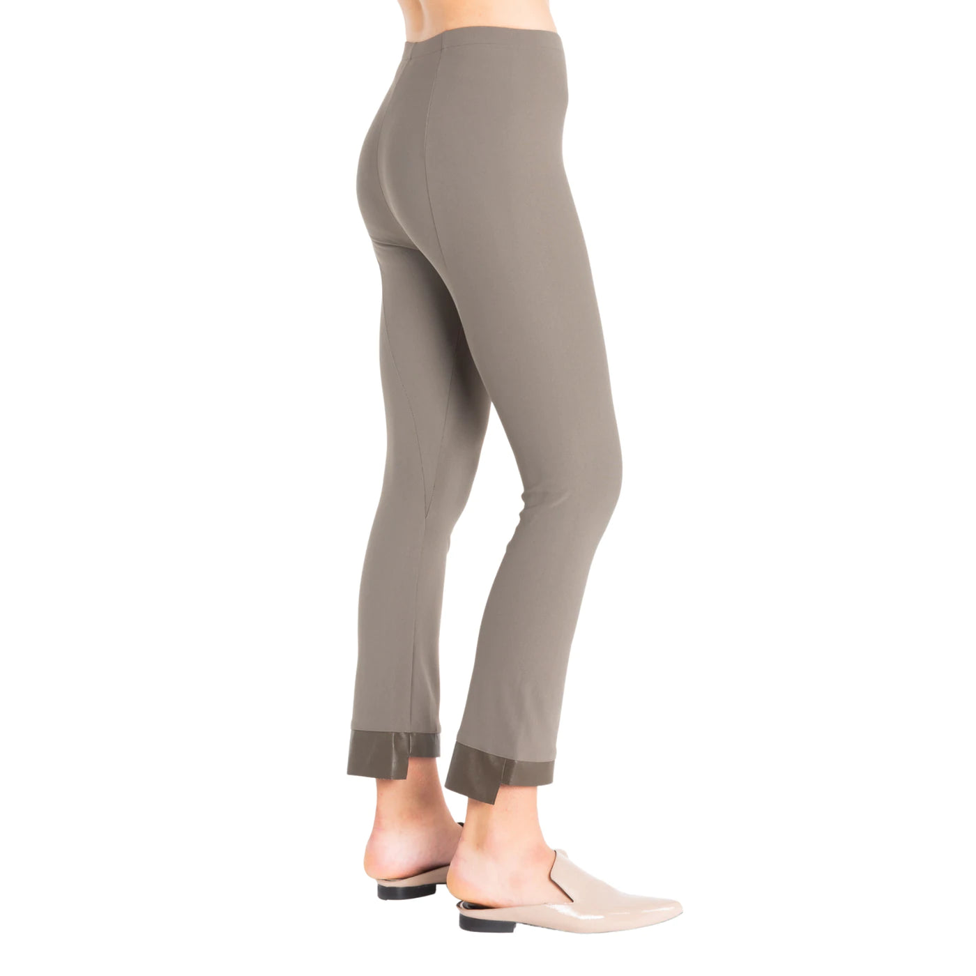 Olga Cropped Flare Pant - Seagrass by Elaine Kim — alternate view