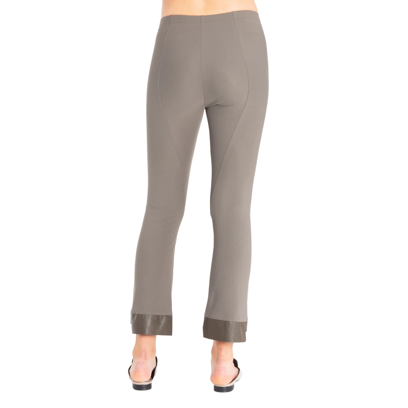 Olga Cropped Flare Pant - Seagrass by Elaine Kim — view 3