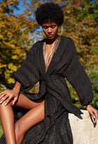 Semiramis Kimono - Black by Mes Demoiselles — view 3