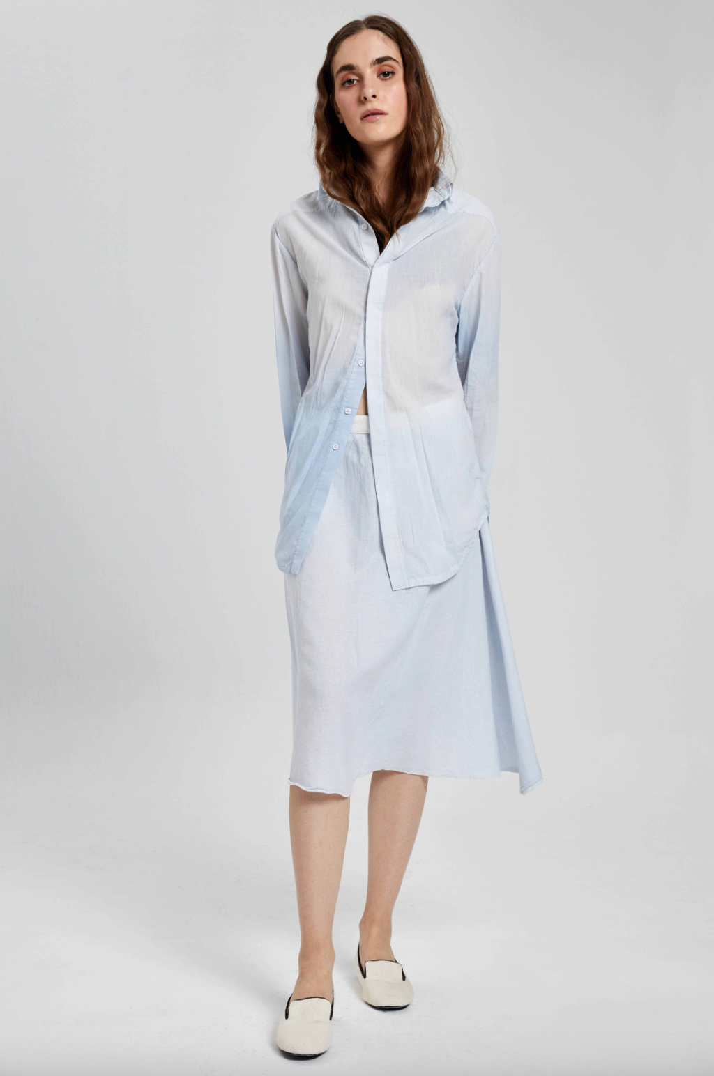 Cotton Shirt - Original Ice Blue by Umit Unal — view 4
