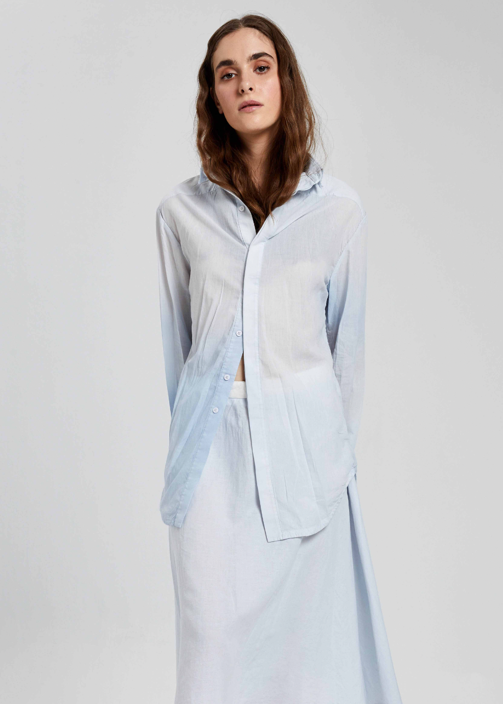 Cotton Shirt - Original Ice Blue by Umit Unal | 25 South Boutiques