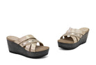 Shay Wedge - White Gold Sheen by Calleen Cordero — view 4