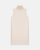 Roll Neck Dress - Golden Wheat by Theory — view 5