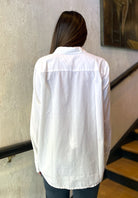 Button Down Blouse - White by Private 0204 — alternate view