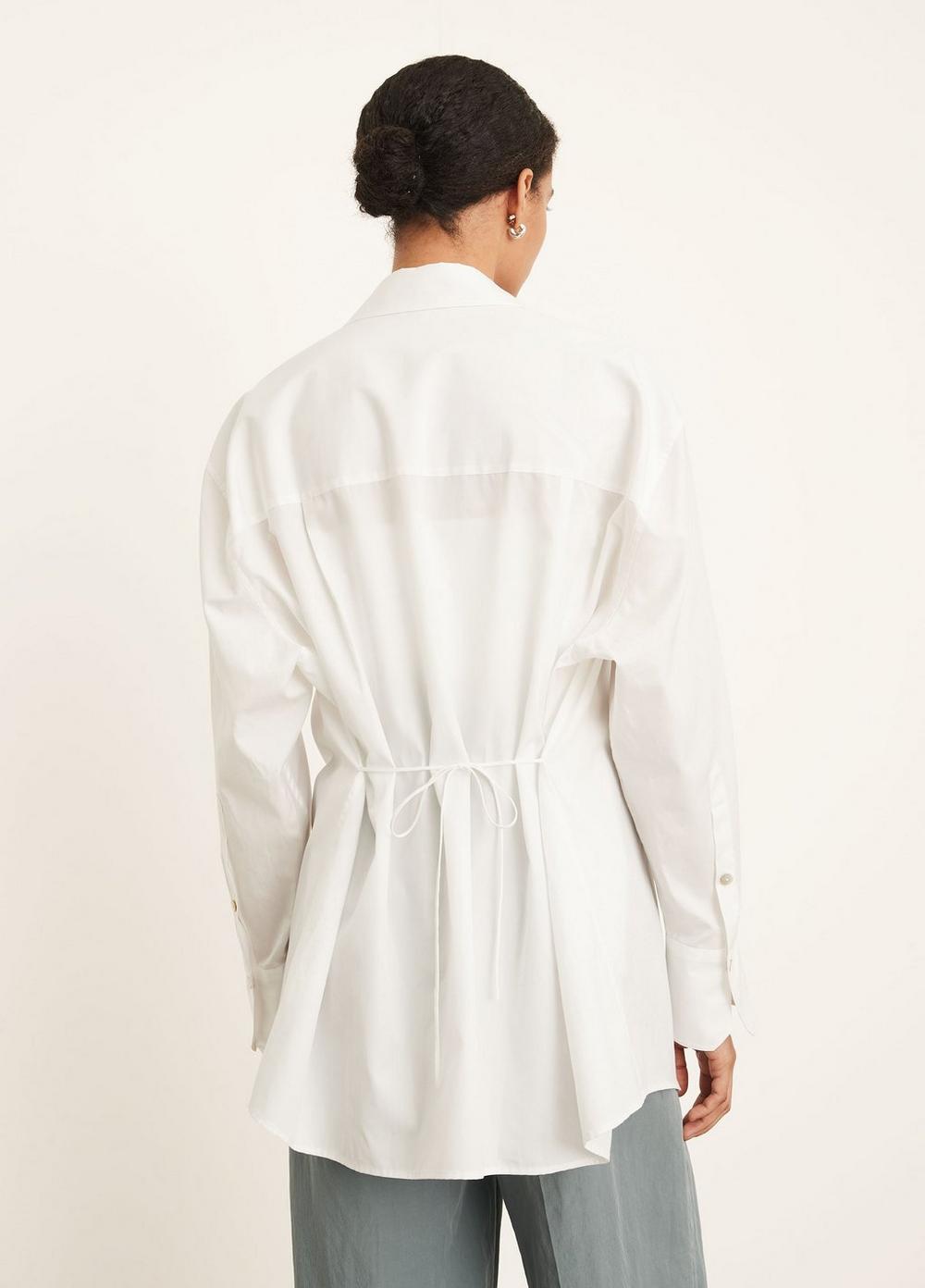 Oversized Shirt - Optic White by Vince — alternate view
