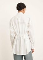 Oversized Shirt - Optic White by Vince — alternate view