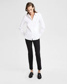 Classic Shirt - White by Theory — alternate view