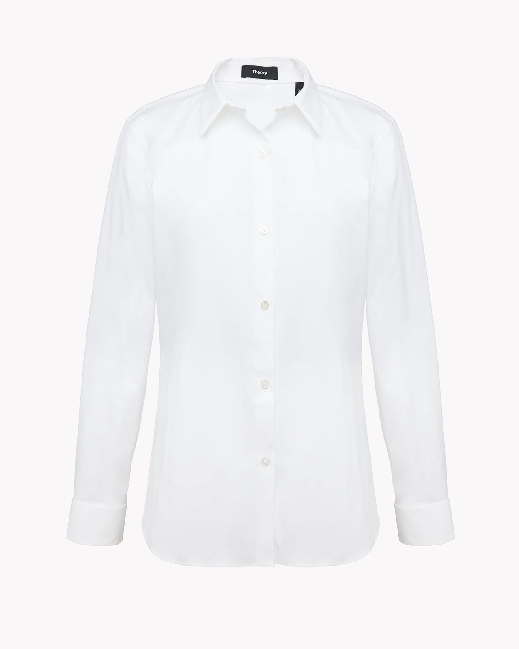 Classic Shirt - White by Theory — view 3