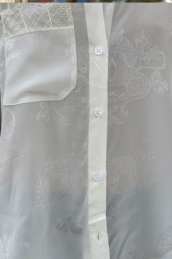 Tais Jac Leo Bisous Shirt - White by Zadig & Voltaire — view 6