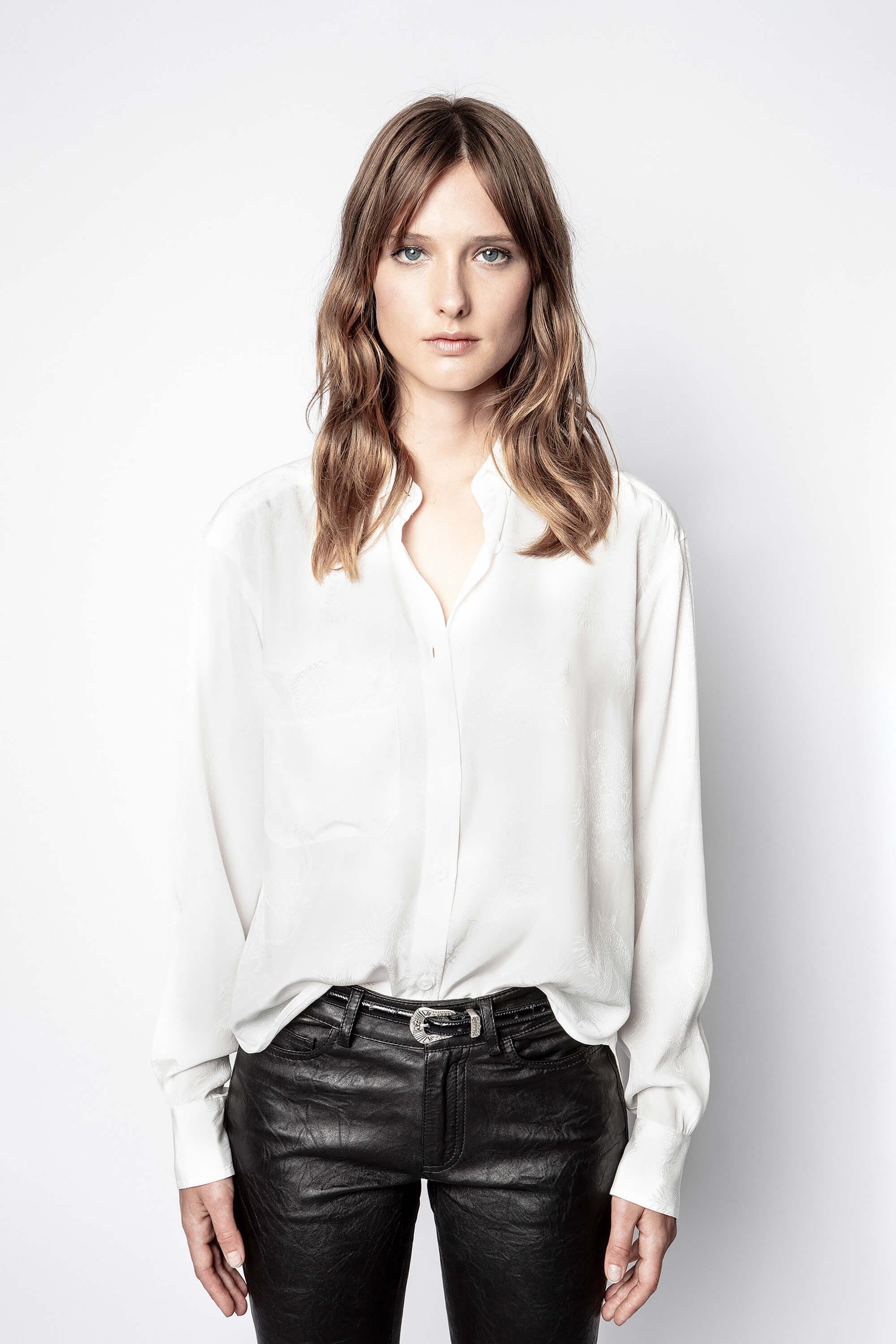 Tais Jac Leo Bisous Shirt - White by Zadig & Voltaire | 25 South Boutiques