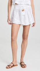 Beni Shorts - White by Ramy Brook — view 6