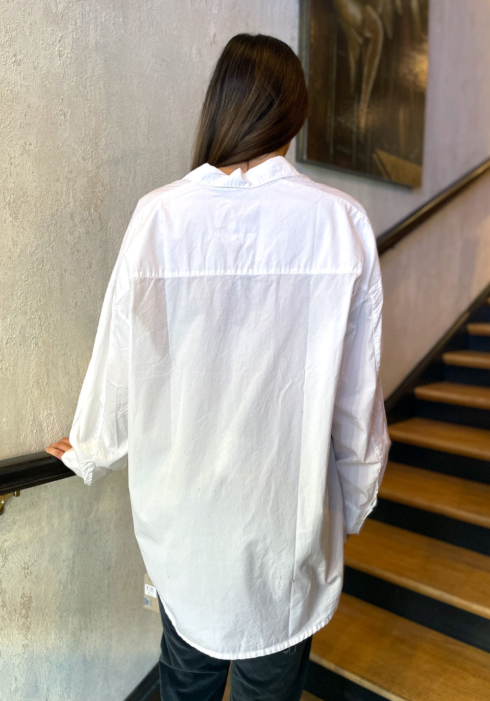 Oversized Shirt - White by Private 0204 — alternate view