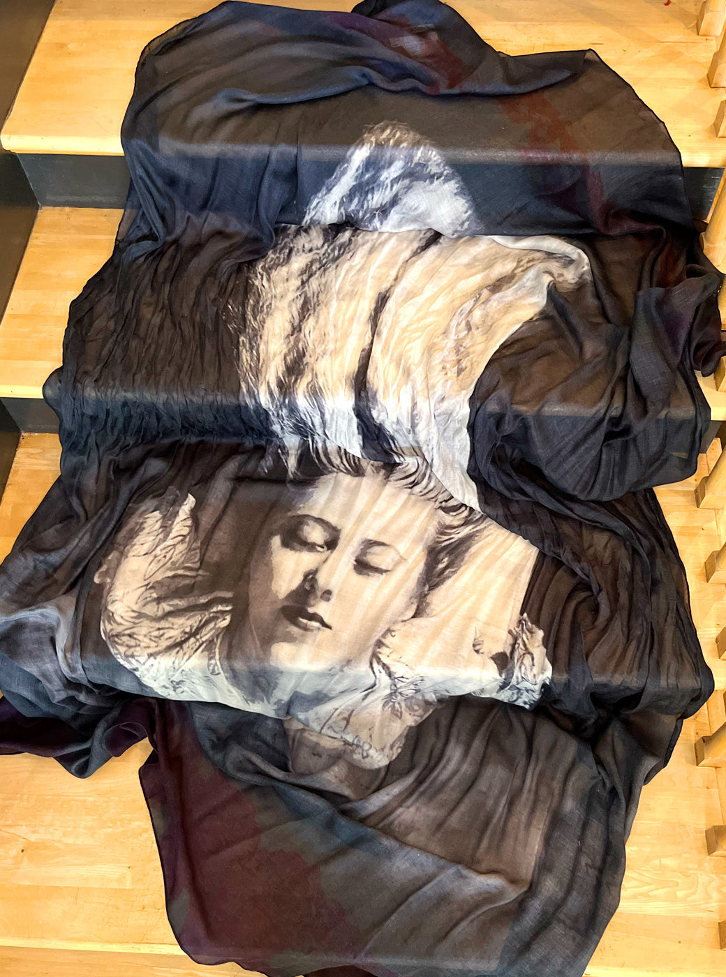 Shawl - Girl by Printed Artworks — alternate view
