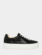 Sidney Sparkle Sneaker - Black by Betsy Johnson | 25 South Boutiques