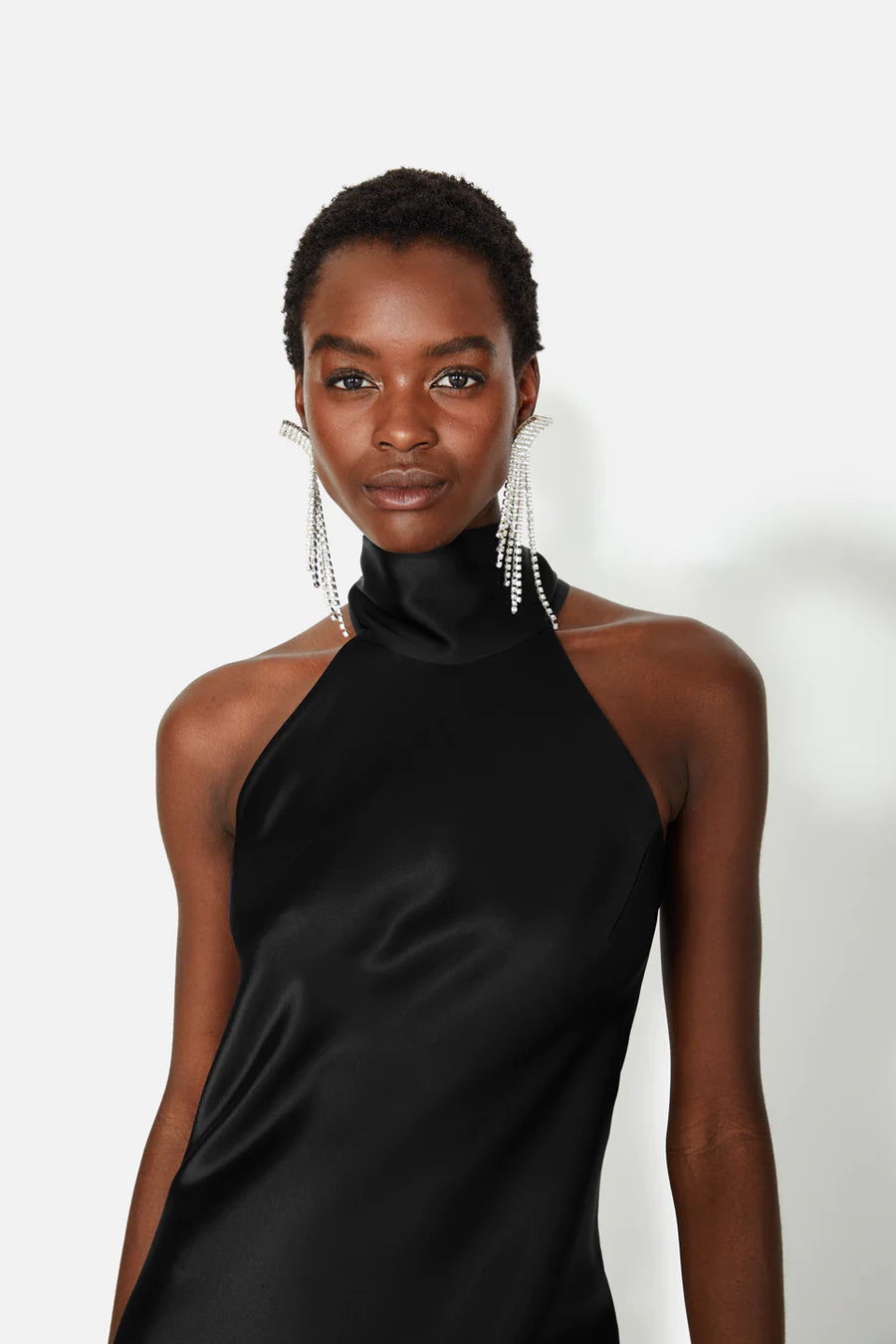 Sienna Dress - Black by Galvan London — view 4